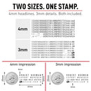TRODAT PRINTY 4912 SELF INKING DIY STAMP KIT BLACK 3/4” X 1-7/8” - BLACK - Brand New