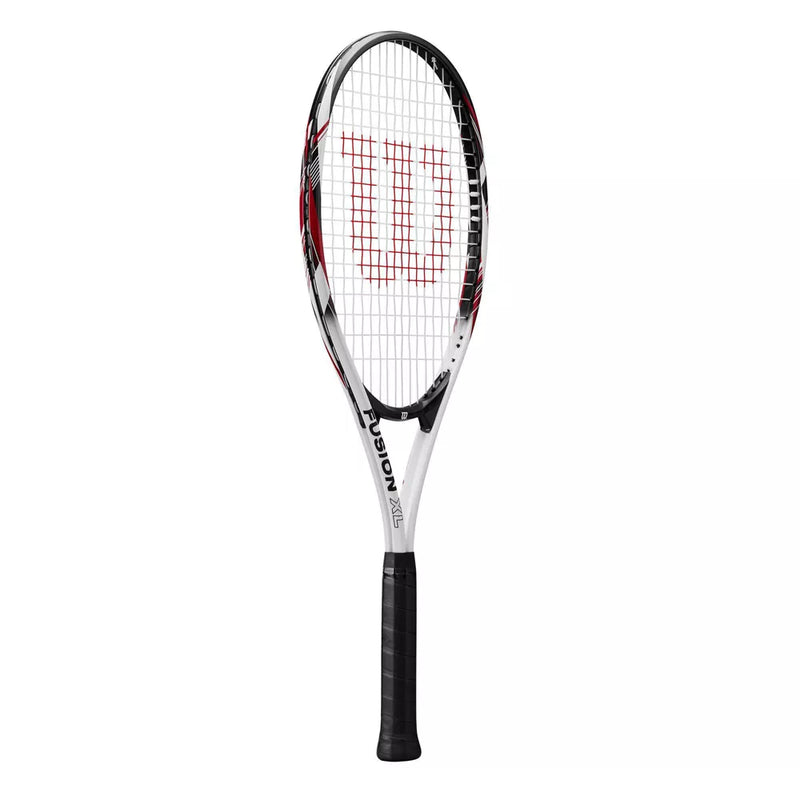 WILSON FUSION 29" TENNIS RACQUET: MEDIUM FLEX - BLACK/WHITE/RED - Like New