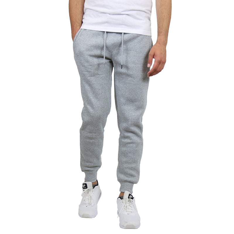 BASTION TRAIL MEN'S FLEECE JOGGER LOUNGE PANTS - SIZE: MEN LARGE - HEATHER GREY - Brand New