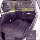 ZONETECH INFLATABLE CAR TRAVEL AIR MATTRESS BACK SEAT - GRAY - Like New
