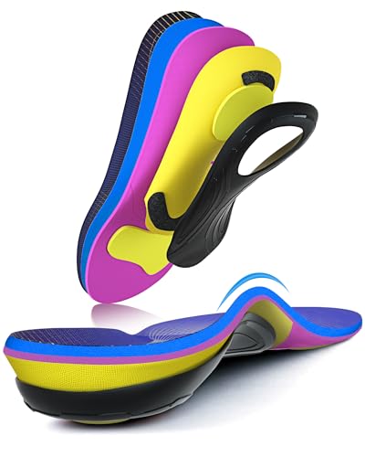 PLANTAR FASCIITIS INSOLES, HEEL ARCH, SIZE 6-7 M, 8-9 W - Like New