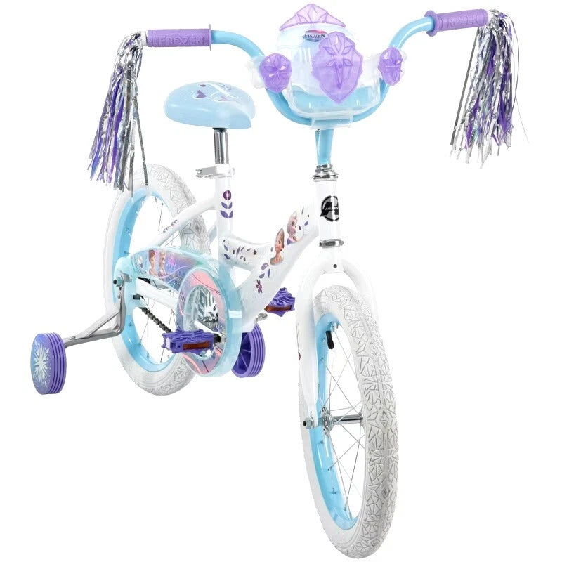 HUFFY FROZEN 16 KIDS' BIKE IN WHITE: PERFECT FOR YOUR LITTLE ONES - WHITE - Like New