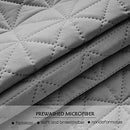 fuguitex Velvet Quilt Set Twin Size -Luxury Bedspread Coverlet Lightweight - Brand New
