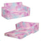 DELTA CHILDREN COZEE 2-IN-1 EXTRA WIDE SOFA LOUNGER-COMFY FLIP - Scratch & Dent