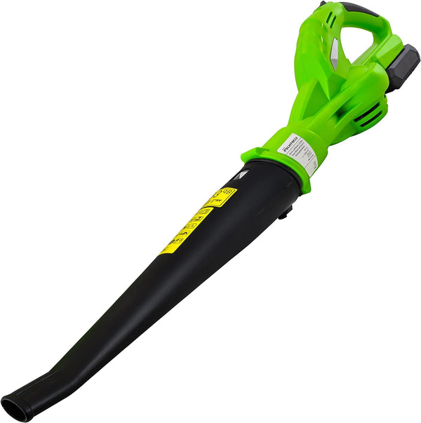 SereneLife Electric Leaf Blower, Cordless, Lightweight, 5 lbs PSLHTM32 - Green Like New