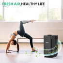 Keylitos HEPA Filter Air Purifier Home Office Large Room up to 560ft² - White - Like New