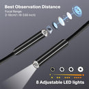 EMBRACING MINDFULNESS ENDOSCOPE-CAMERA LIGHT 4K BORESCOPE DIGITAL - BLACK - Like New