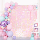 Square Sequin Wall Panels Shimmer Wall Birthday Party Backdrop Decorations - Like New
