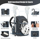 MZZNBEU LACROSSE BACKPACK 50L LARGE CAPACITY TWO STICK HOLDERS - GRAY/BLACK - Like New