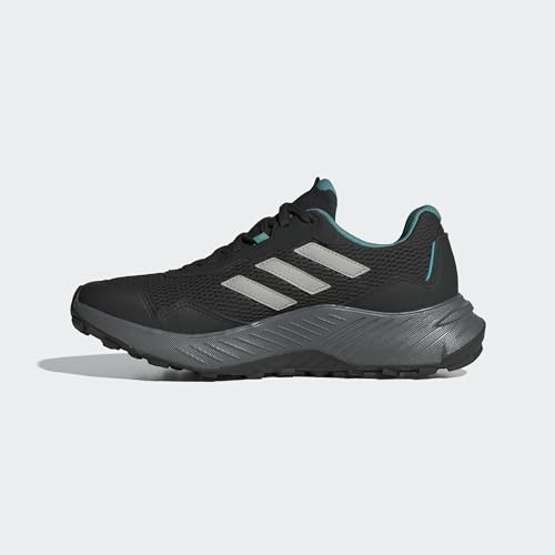 IE5909 ADIDAS WOMEN TRACEFINDER TRAIL RUNNING BLACK/GRAY SIZE 10 - Like New