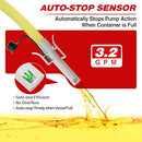 Keimi Portable Fuel Transfer Pump with Auto-Stop, 3.2 Gallon per Min - Like New