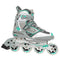 ROLLER DERBY AERIO Q-60 WOMEN'S INLINE SKATES SIZE WOMEN 6 MINT - Like New