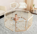 Comfy Cubs Baby Playpen & Baby Gate Toddler Foldable CC-352-LWW - Scratch & Dent