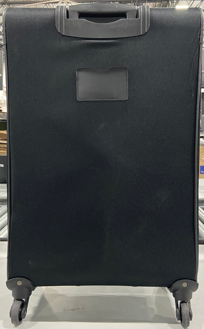U.S. TRAVELER 27" AVIRON BAY EXPANDABLE SOFTSIDE SPINNER WHEELS BLACK US98140K27 - Like New