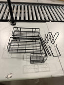 GENERIC 3 SHOWER HOLDERS BLACK - Like New