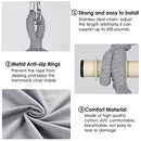 Y- STOP HAMMOCK CHAIR HANGING ROPE SWING - LIGHT GRAY - Like New