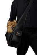 NOAH & PAW DOG SLING CARRIER WITH ADJUSTABLE PADDED STRAP - CHARCOAL - Like New