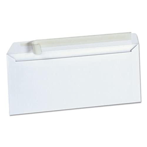 UNIVERSAL UNV36107 5.74" x 8.75" A9 Square Flap Peel Seal, 100/Box - WHITE - Brand New
