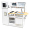 KIDKRAFT UPTOWN WHITE WOODEN PLAY KITCHEN WITH PLAY PHONE GIFT AGE 3+ - WHITE - Like New