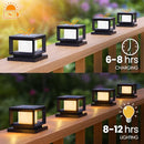 Mlambert 8 Pack Solar Post Lights Outdoor Waterproof Fence Cap 4x4 6x6 4x4 6x6 - Like New
