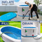 SereneLife Inflatable Cold Plunge Tub Ice Bath One Person Ice Bath Tub - White - Like New