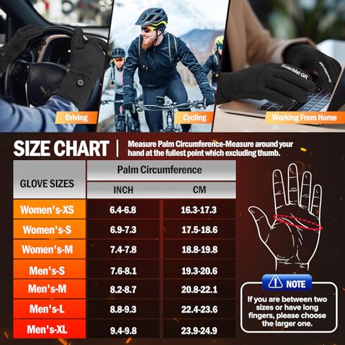 XUANMEI GR HEATED GLOVES LINERS FOR WOMEN RECHARGEABLE POWERED GLOVE XS - BLACK - Like New
