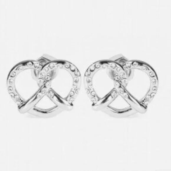 MARC JACOBS MARC BY MARC JACOBS SALTY PRETZEL STUD EARRINGS - Brand New