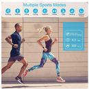 TICKASA ID205S Smart Watch for Women Wristwatch Calorie Sports Smartwatch - Blue - Like New