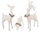 TOP TREASURES 3-PIECE LIGHTED DEER FAMILY GARLAND, 210 UL - Scratch & Dent