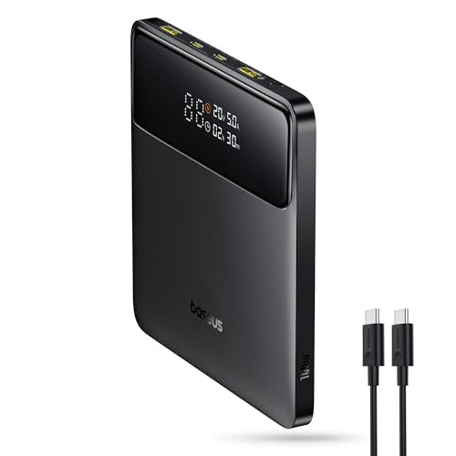 BASEUS POWER BANK, 20000MAH 100W PD FAST CHARGING, PPBLD100HD-BLK - BLACK - Like New