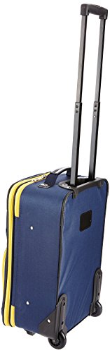 Rockland Fashion Softside Upright Luggage Set 2-Piece 14/19 F102 - Navy - Like New