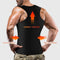 CIMKIZ MENS SWEAT SAUNA VEST FOR WAIST TRAINER ZIPPER NEOPRENE (BLACK, 6XL) - Like New
