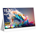 AYY PORTABLE MONITOR 15.6INCH 1080P FHD USB-C/HDMI COMPUTER DISPLAY - WHITE - Like New