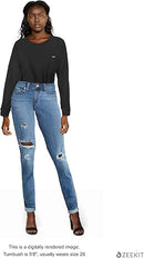 LEVIS LEVI'S WOMEN'S NEW BOYFRIEND JEANS - SIZE: WOMEN W31 L27 - HAWAII BLUE - Brand New