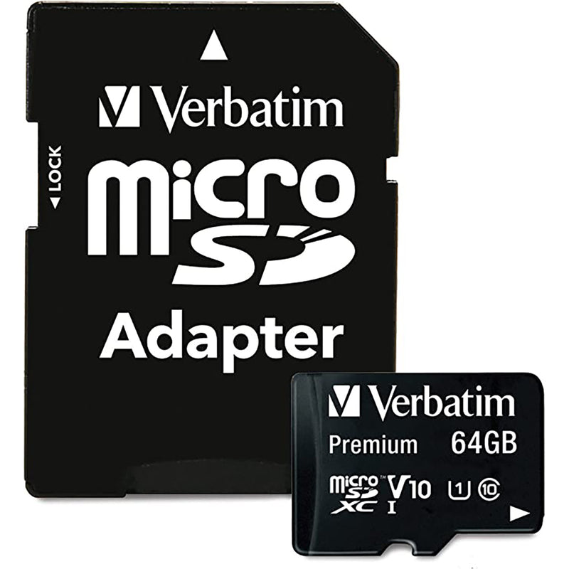 64GB microSDXC Memory Card with Adapter