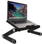 WorkEZ Light Adjustable Laptop Stand Lightweight Adjustable Lap Desk - Black Like New