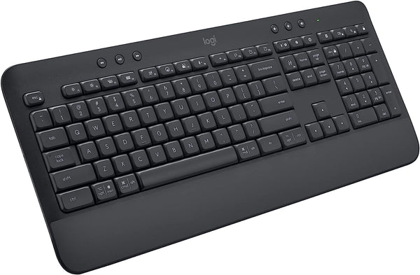 Logitech K650 Signature Wireless Keyboard - Graphite - Scratch & Dent