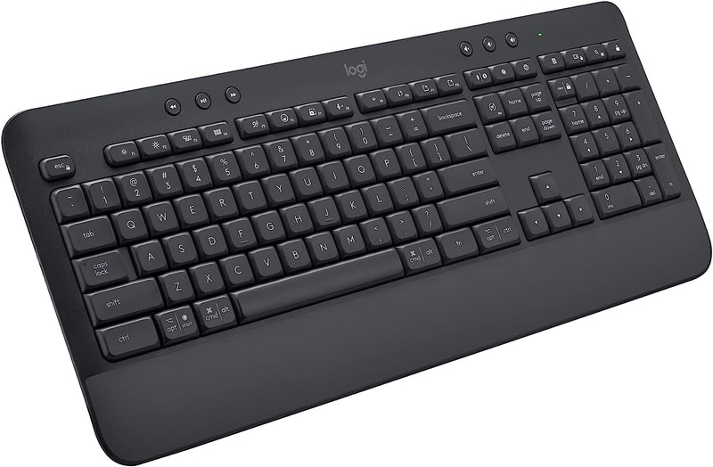 Logitech K650 Signature Wireless Keyboard - Graphite - Scratch & Dent