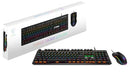 MSI FORGE GK300 COMBO BLUE SWITCHES GAMING RGB KEYBOARD + GM300 MOUSE - BLACK - Like New