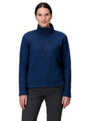 MARMOT DROP LINE 1/2 ZIP PULLOVER JACKET WOMEN SIZE S Arctic Navy Heather - Brand New