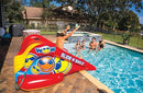 WOW SPORTS SLIDE N SMILE POOL INFLATABLE WATER SLIDE SPRINKLERS - RED/YELLOW - Like New