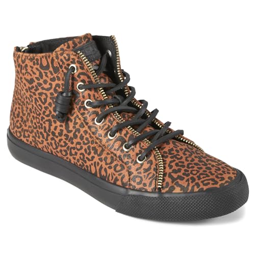 Sperry Women's x Rebecca Minkoff Fashion Boot Leopard/Au Natural Size 8 - Like New