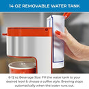 KENMORE PROGRAMMABLE SINGLE SERVE CUP RED STAINLESS STEEL BLACK COFFEE MAKER - Like New