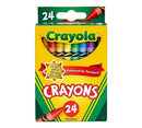 CRAYOLA CRAYONS: 24 classic Crayola colors are included in this crayon set - Like New