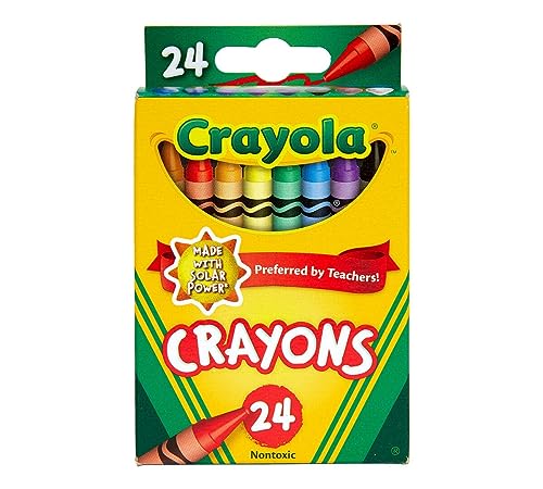 CRAYOLA CRAYONS: 24 classic Crayola colors are included in this crayon set - Like New