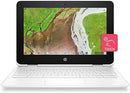 HP CHROMEBOOK 11.6" 1366x768 HD N3350 4GB 32GB EMMC 11-ae131nr - White - Like New
