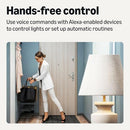 AMAZON BASICS SMART MOTION SENSOR DIMMER SWITCH SINGLE POLE WORKS WITH ALEXA - Brand New