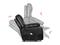 QOMOTOP POWER LIFT FAUX LEATHER RECLINER CHAIR - BLACK - Like New