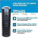 ENVION - THERAPURE TPP640 AIR PURIFIER TOWER WITH AIR SENSOR - BLACK - Like New