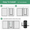 Simple Deluxe Dog Playpen 40" Height 8 Panels Fence Anti-Rust PTPPEN2740Q8BLK - Like New